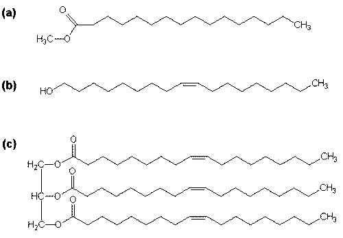 Chemical substances deployed at the wind-wave tank